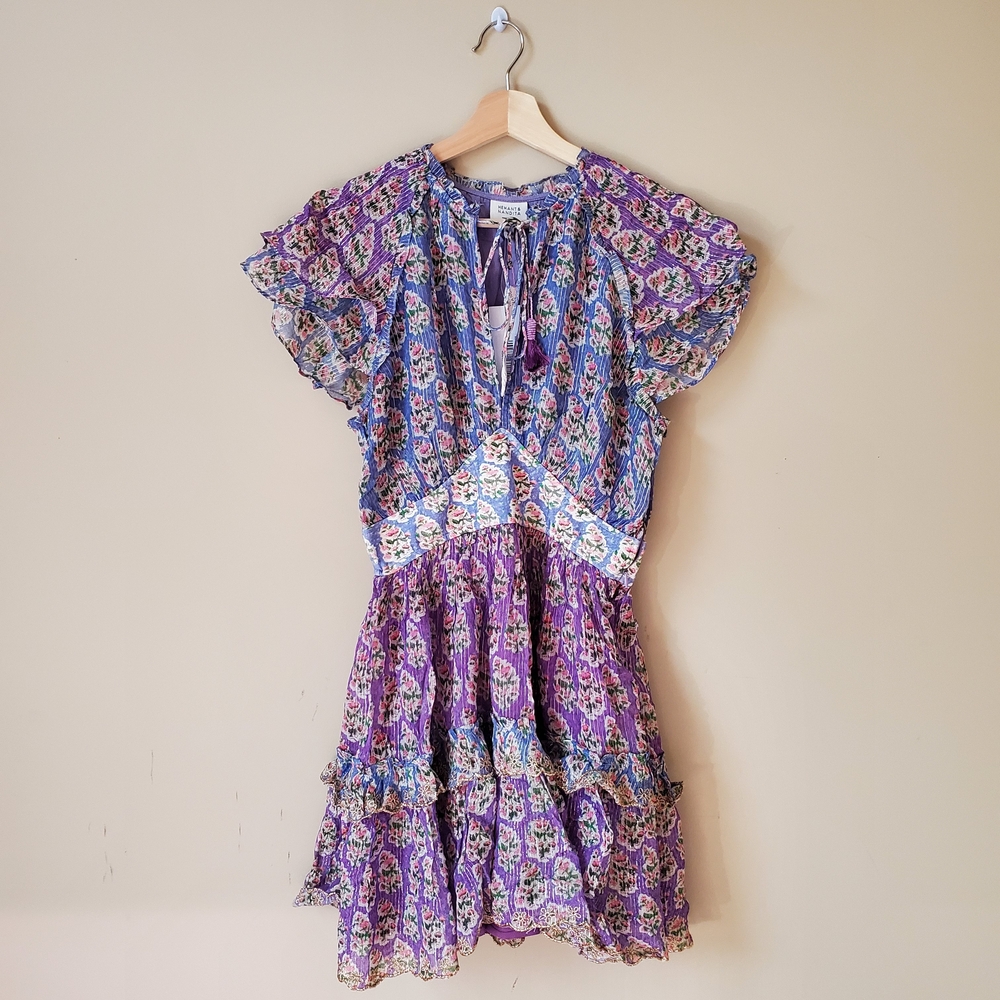 HEMANT & NANDITA Tiered Mini Dress - Picture 9 of 12